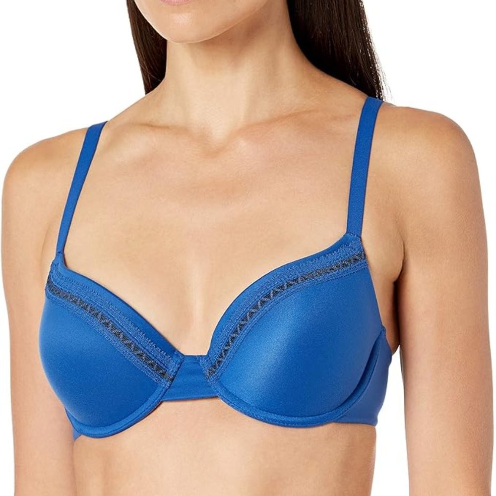 Wacoal Perfect Primer t shirt bra, 32DD, blue